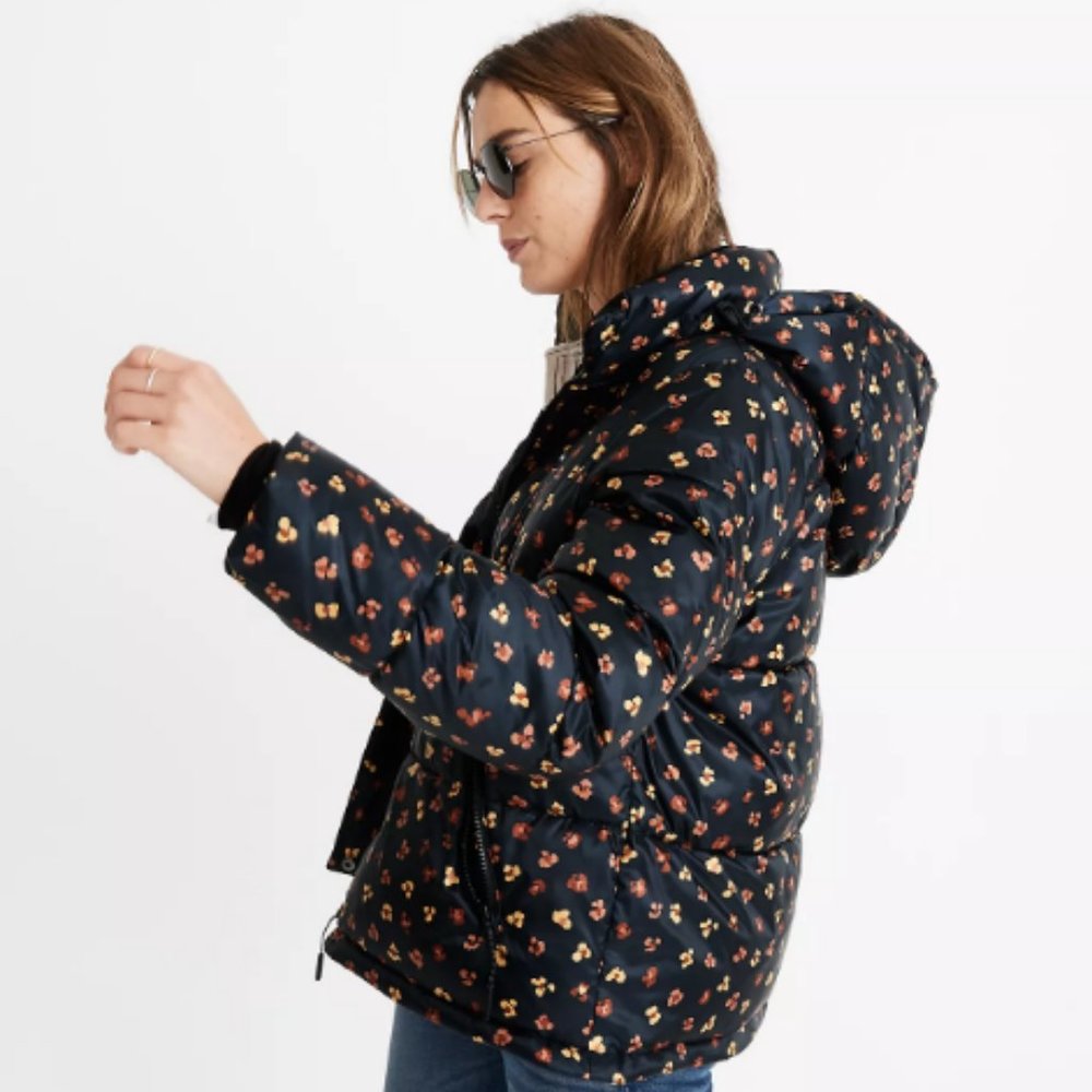 Madewell x Penfield Equinox Puffer Feline Floral S